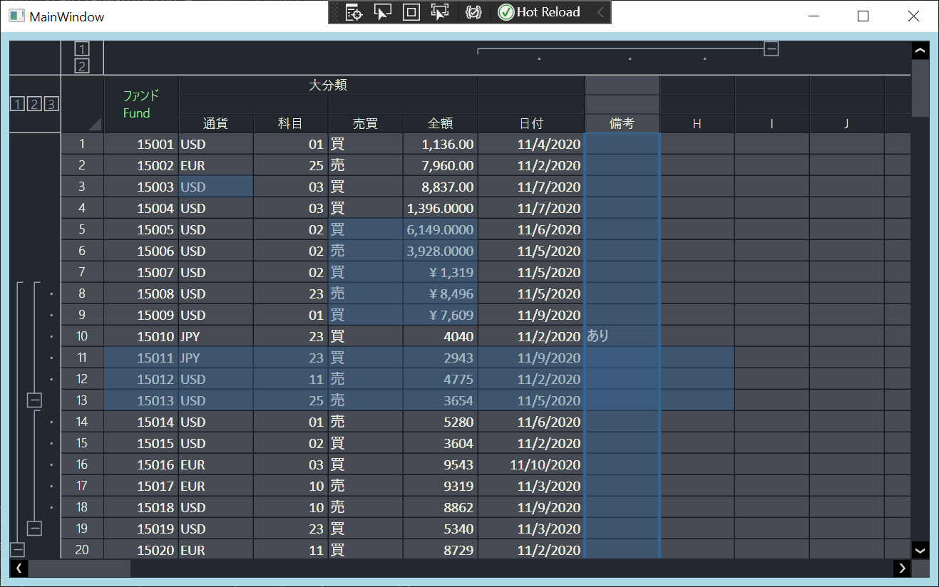 Multiple Range Selection